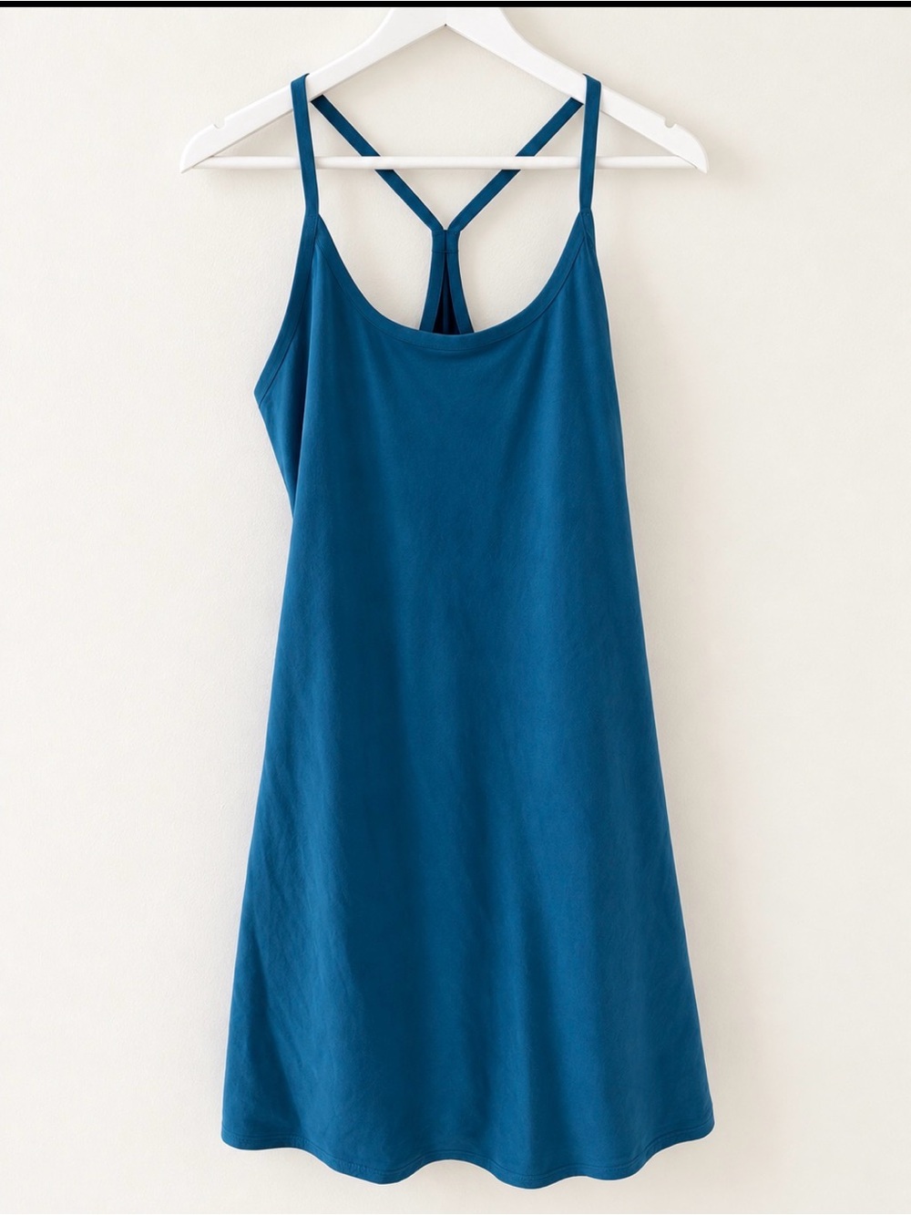 Outdoor Voices Teal Cover-Up Slip Dress